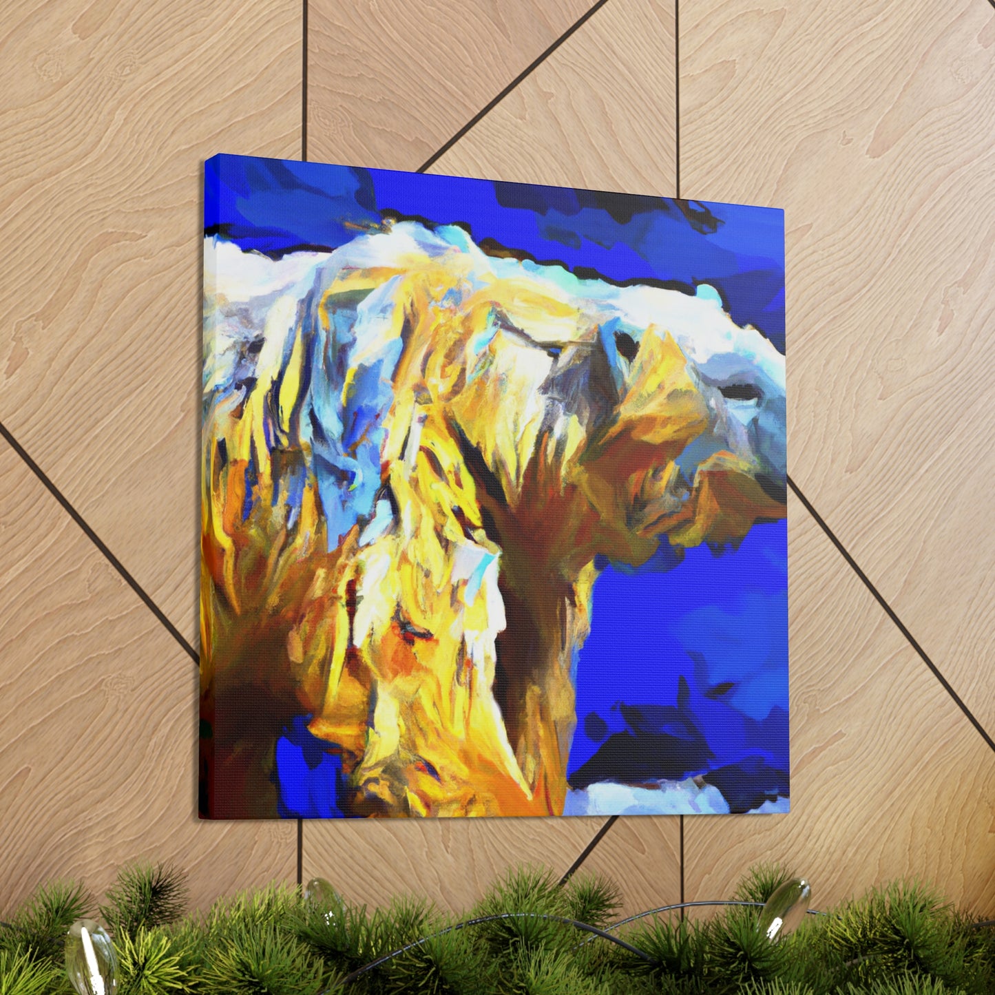 Polar Bear in Hues - Canvas