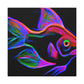 Bright Neon Tetra Glow - Canvas