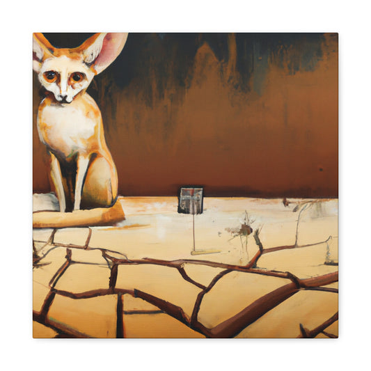 Fennec Fox Majestic Burst - Canvas