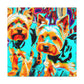 "Yorkshire Terrier Delight" - Canvas