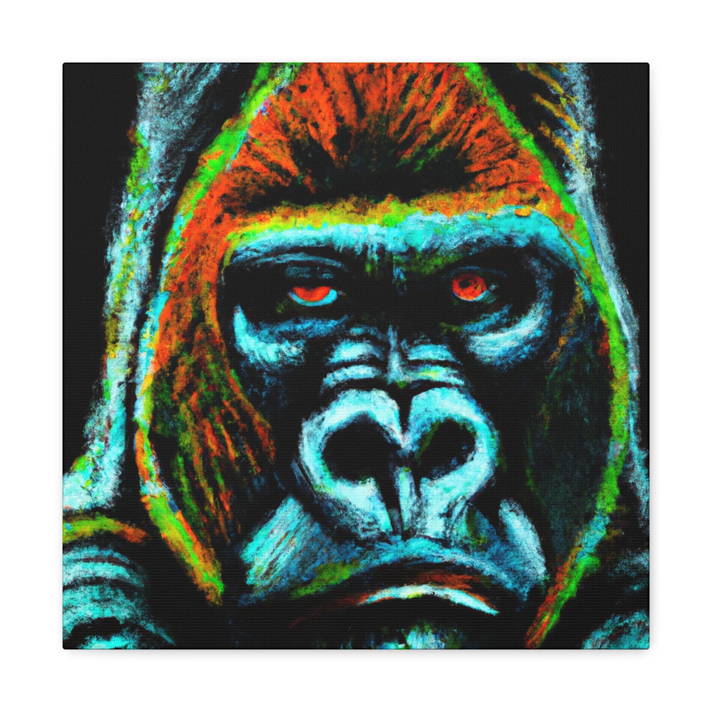 "Gorilla in the Wilderness" - Canvas