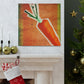 "Carrot in Art Deco" - Canvas