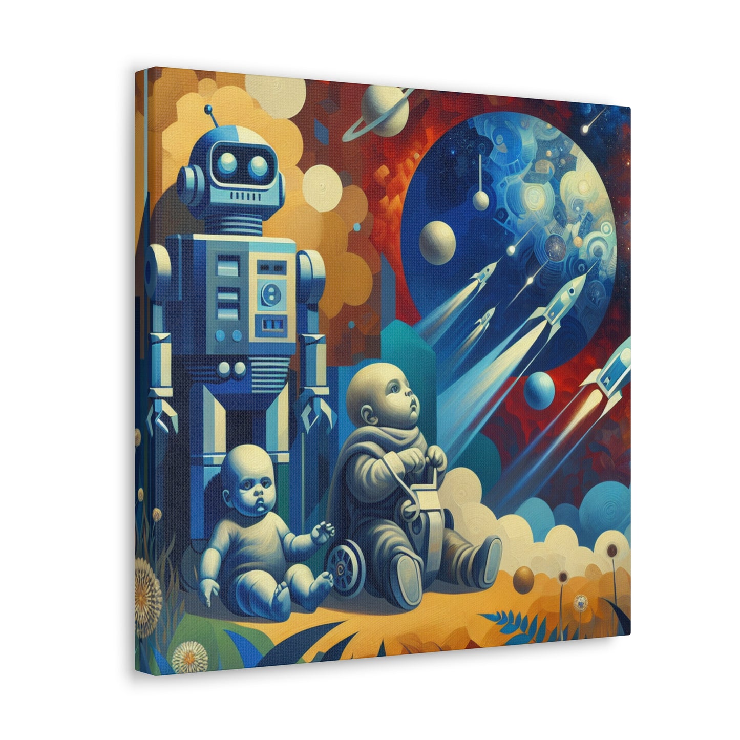 "Robotic Cosmo Explorations" - Canvas