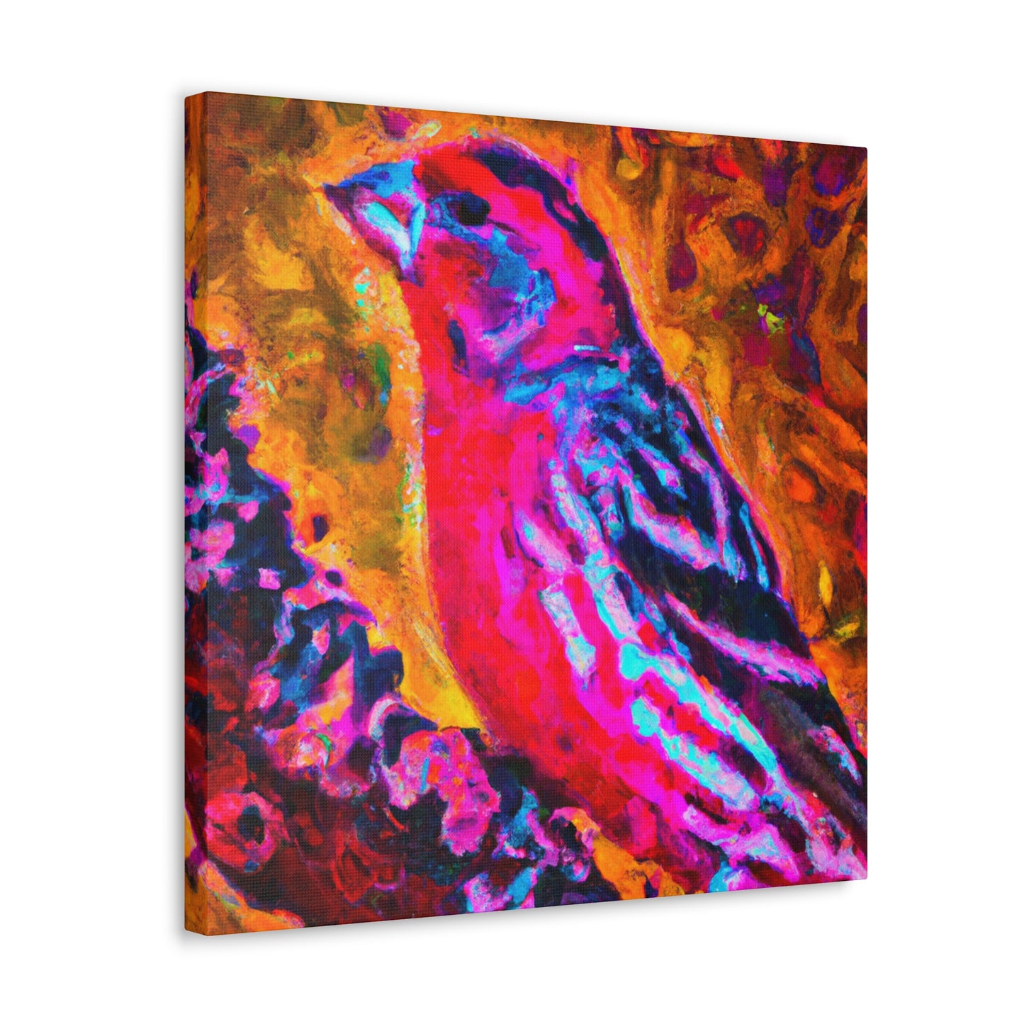 Finch in Morning Light - Canvas