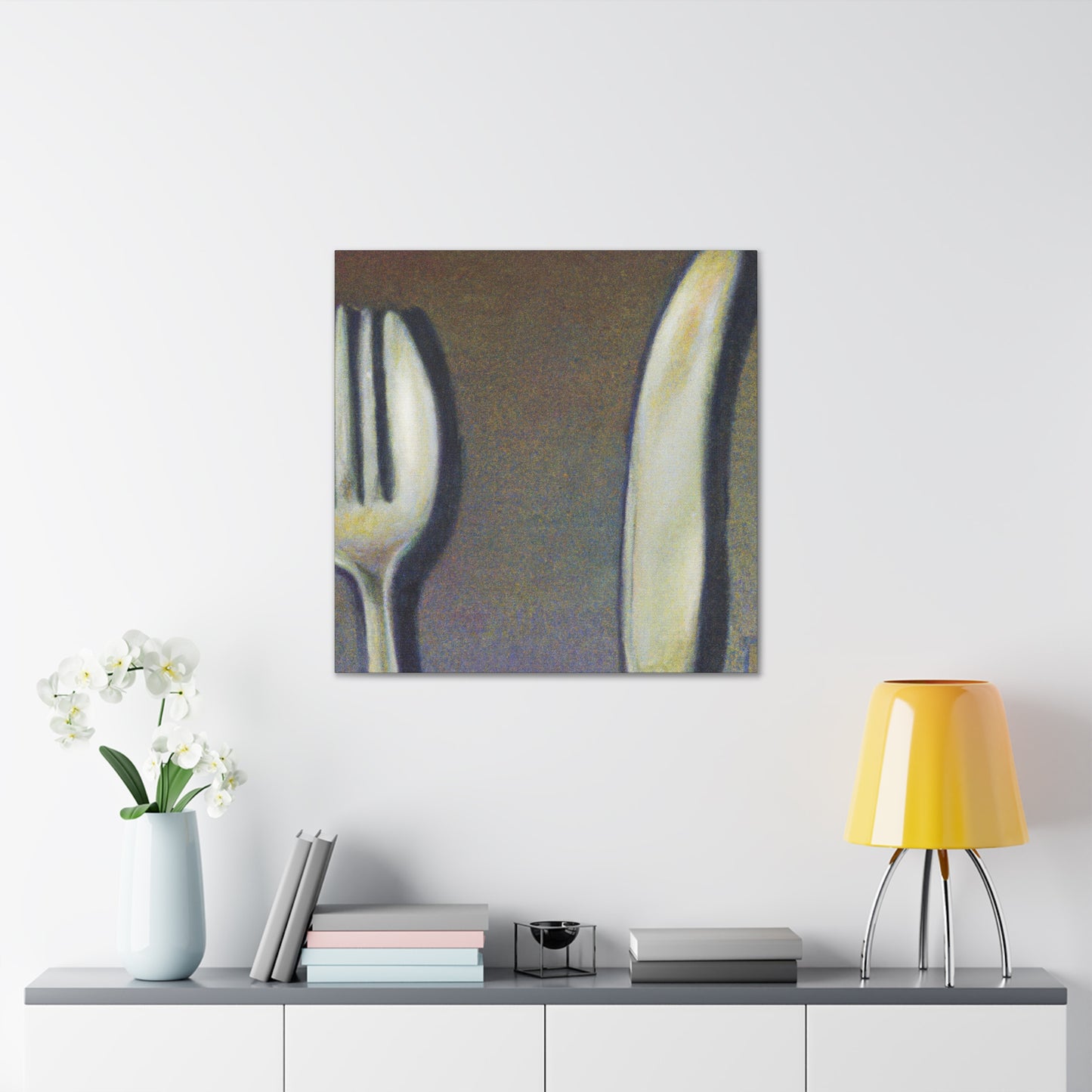 Silverware Reflections Splendor. - Canvas