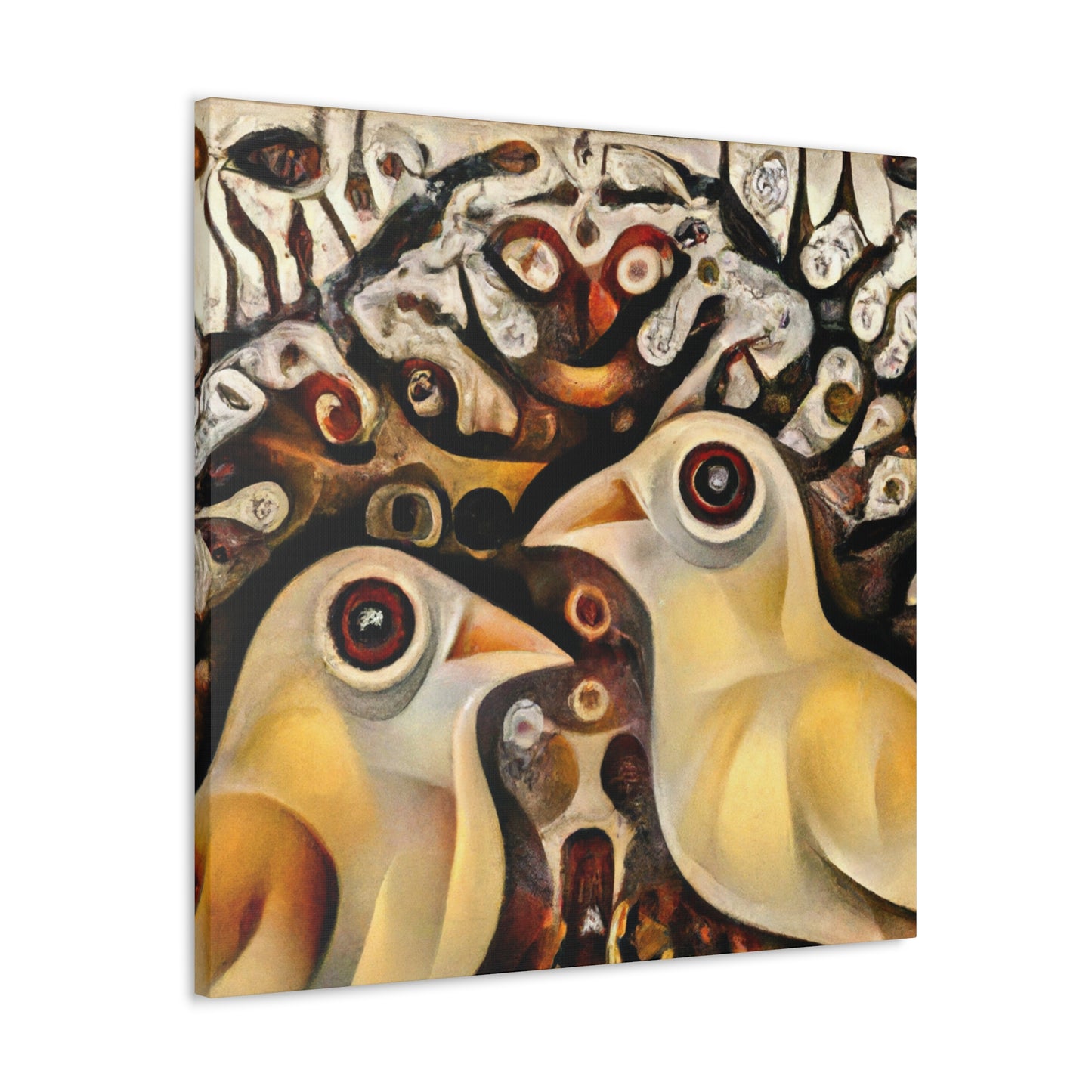 Lovebirds in Dreamland - Canvas