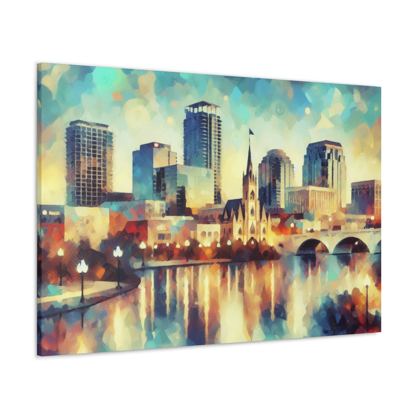 "Vibrant Orlando Tales" - Canvas