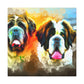 Saint Bernard's Majesty - Canvas