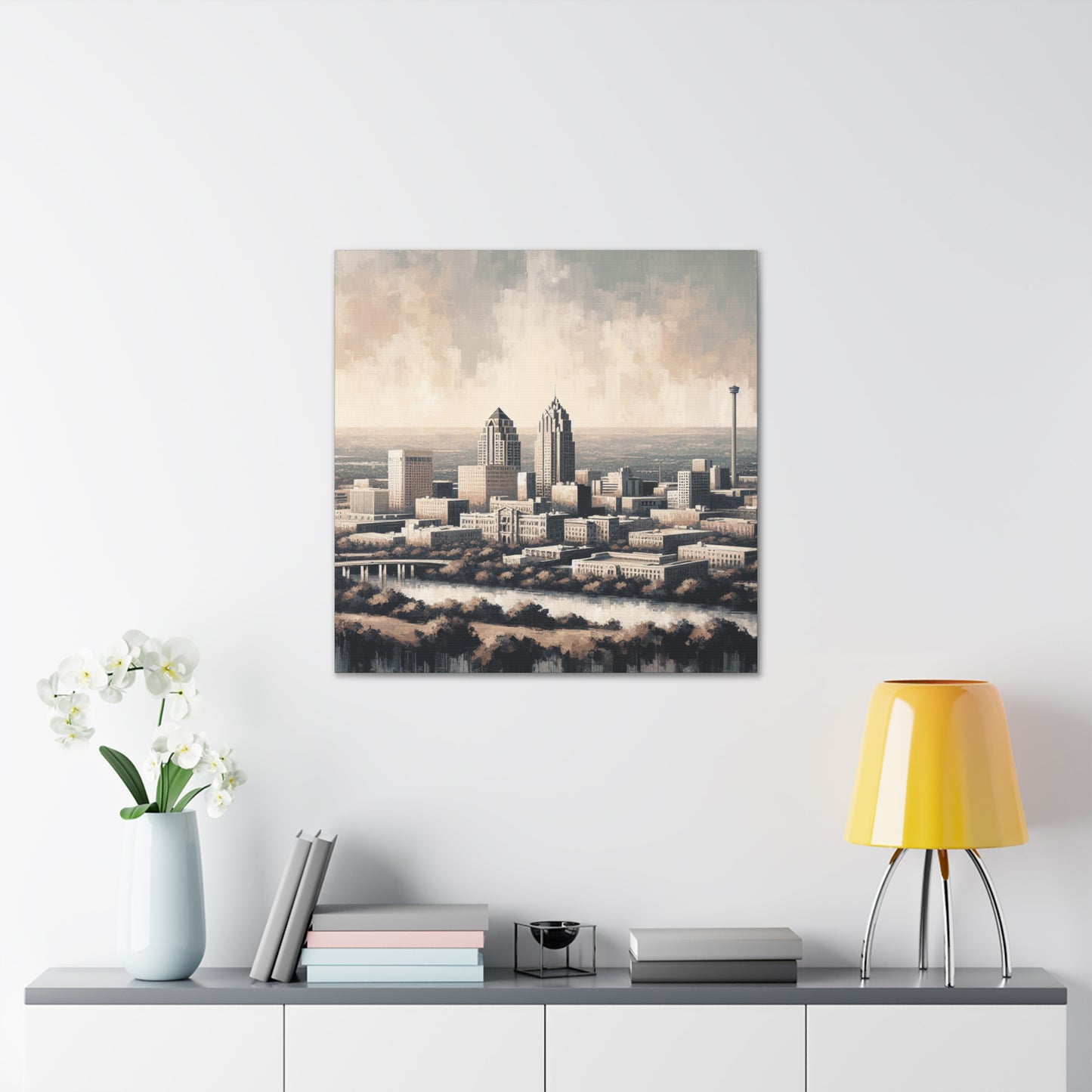 "Urban Serenity, San Antonio" - Canvas