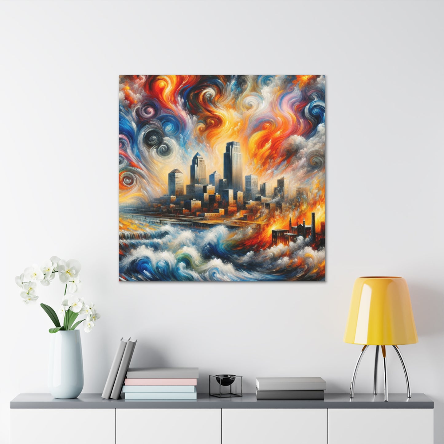 "Apocalyptic Urban Resurgence" - Canvas