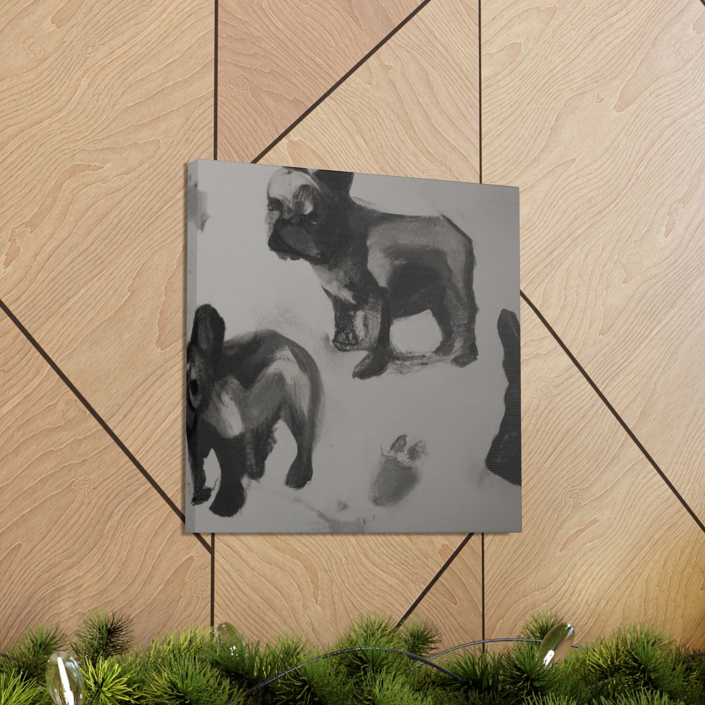 French Bulldog Majesty - Canvas