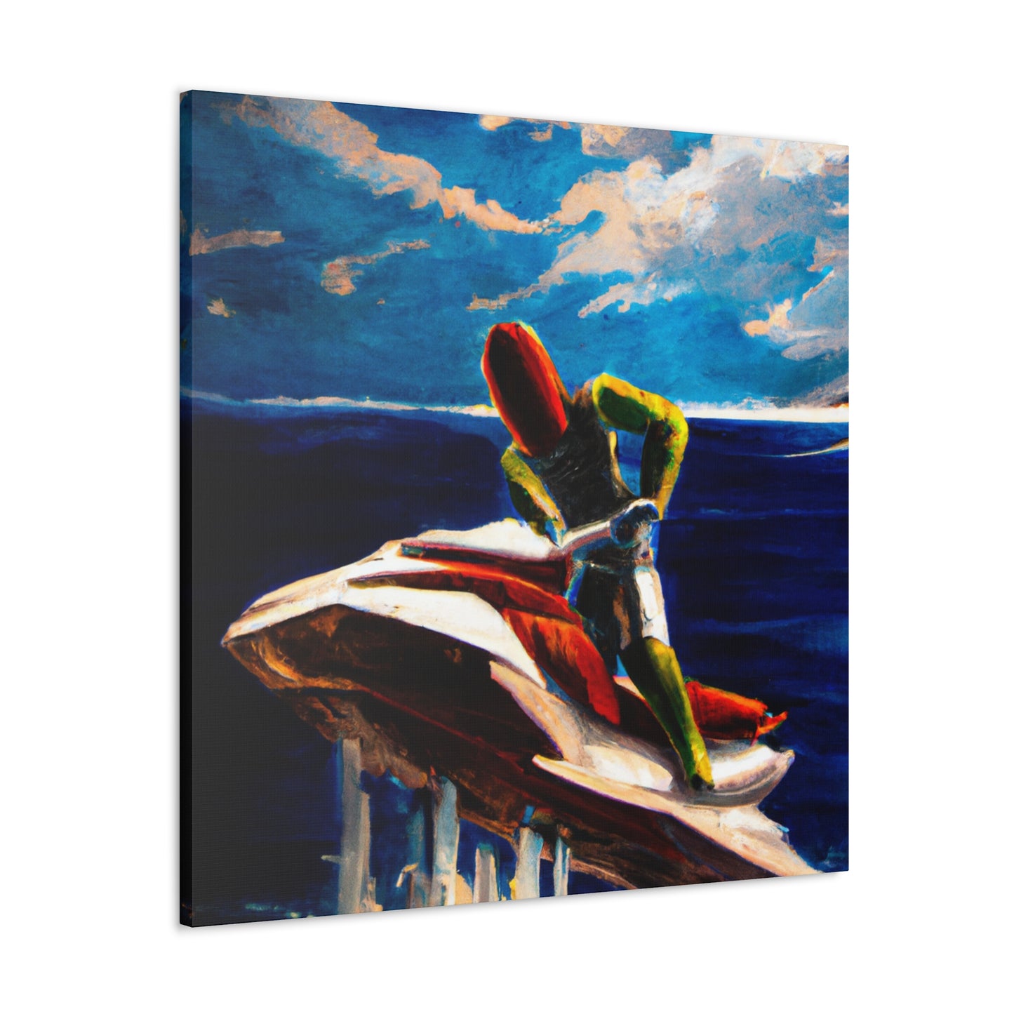 "Surreal Jet Skiing" - Canvas