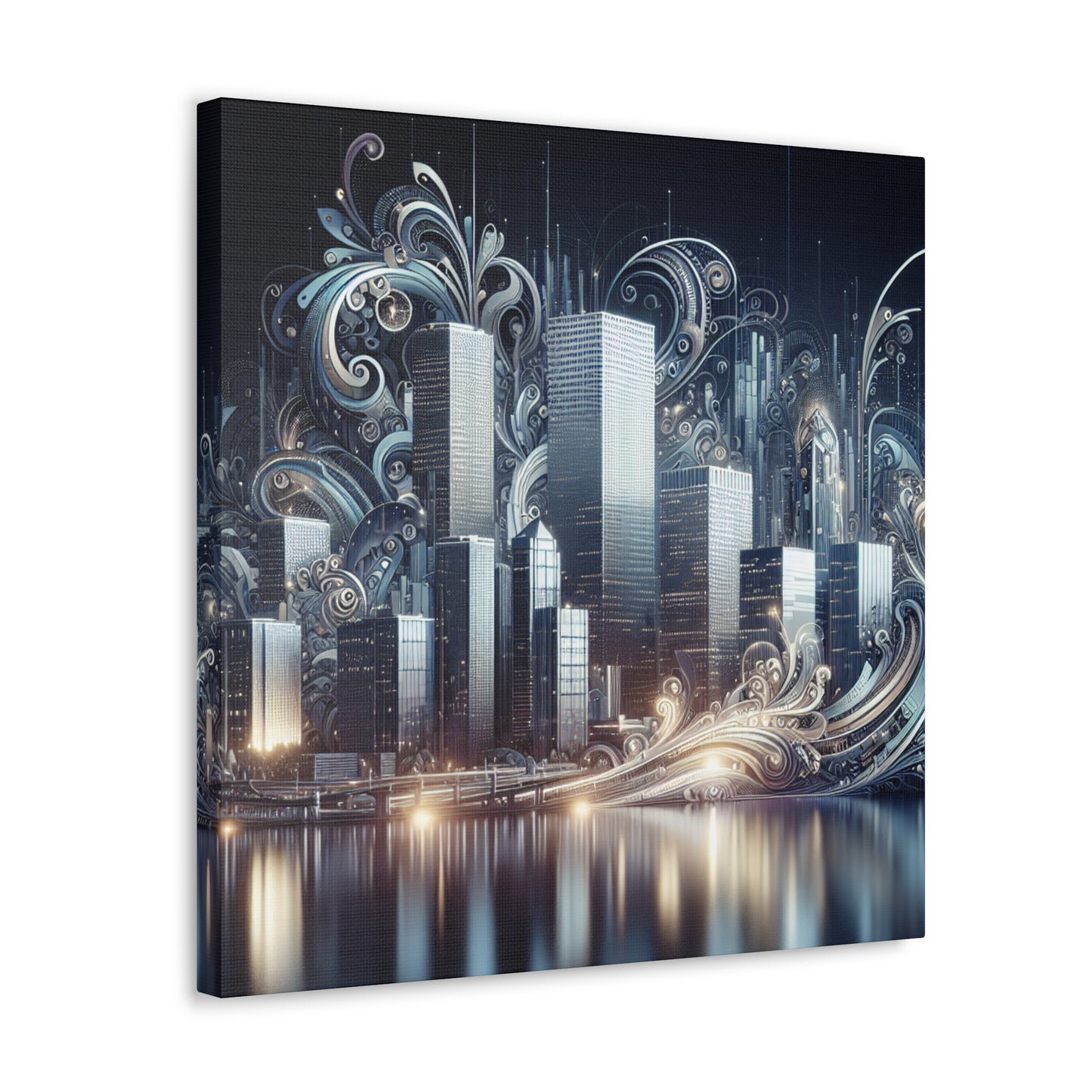 "Majestic Mile-High Metropolis" - Canvas