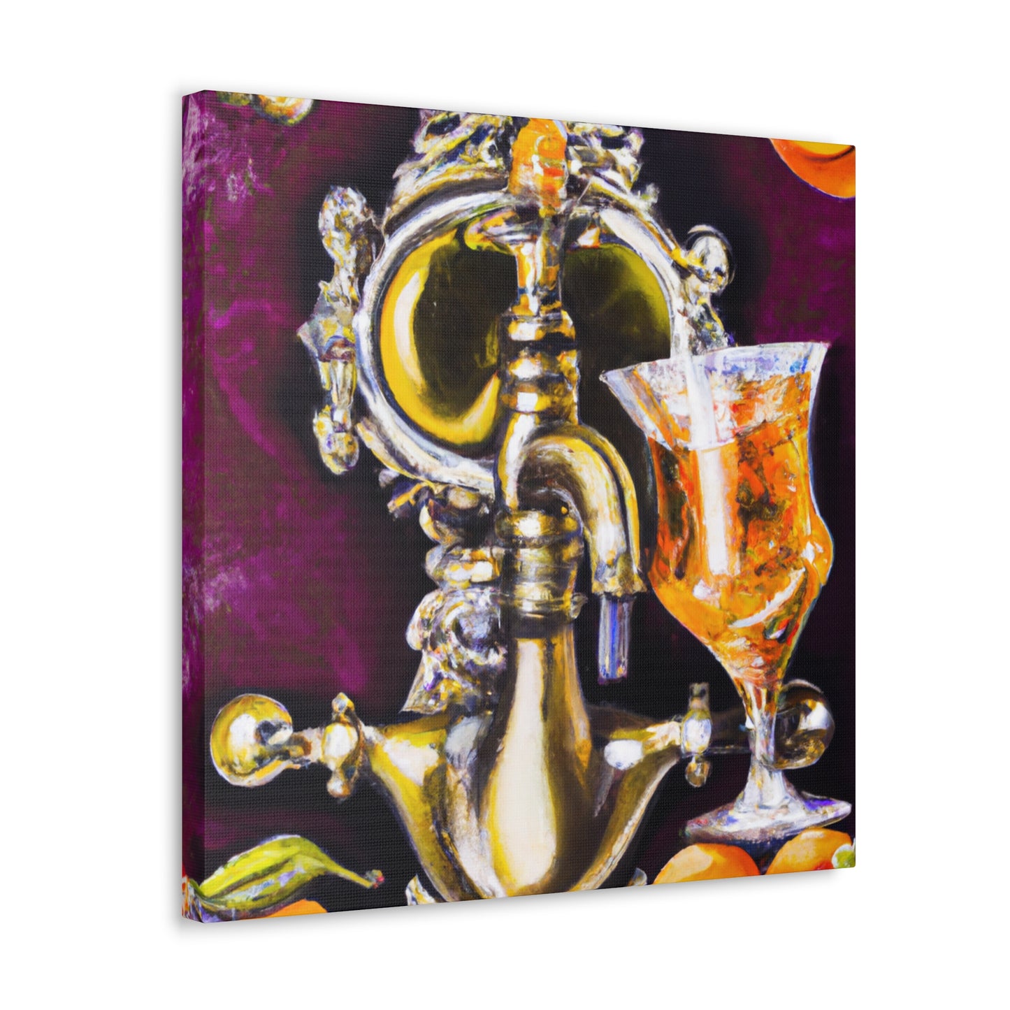 "Brewing Baroque Joy" - Canvas