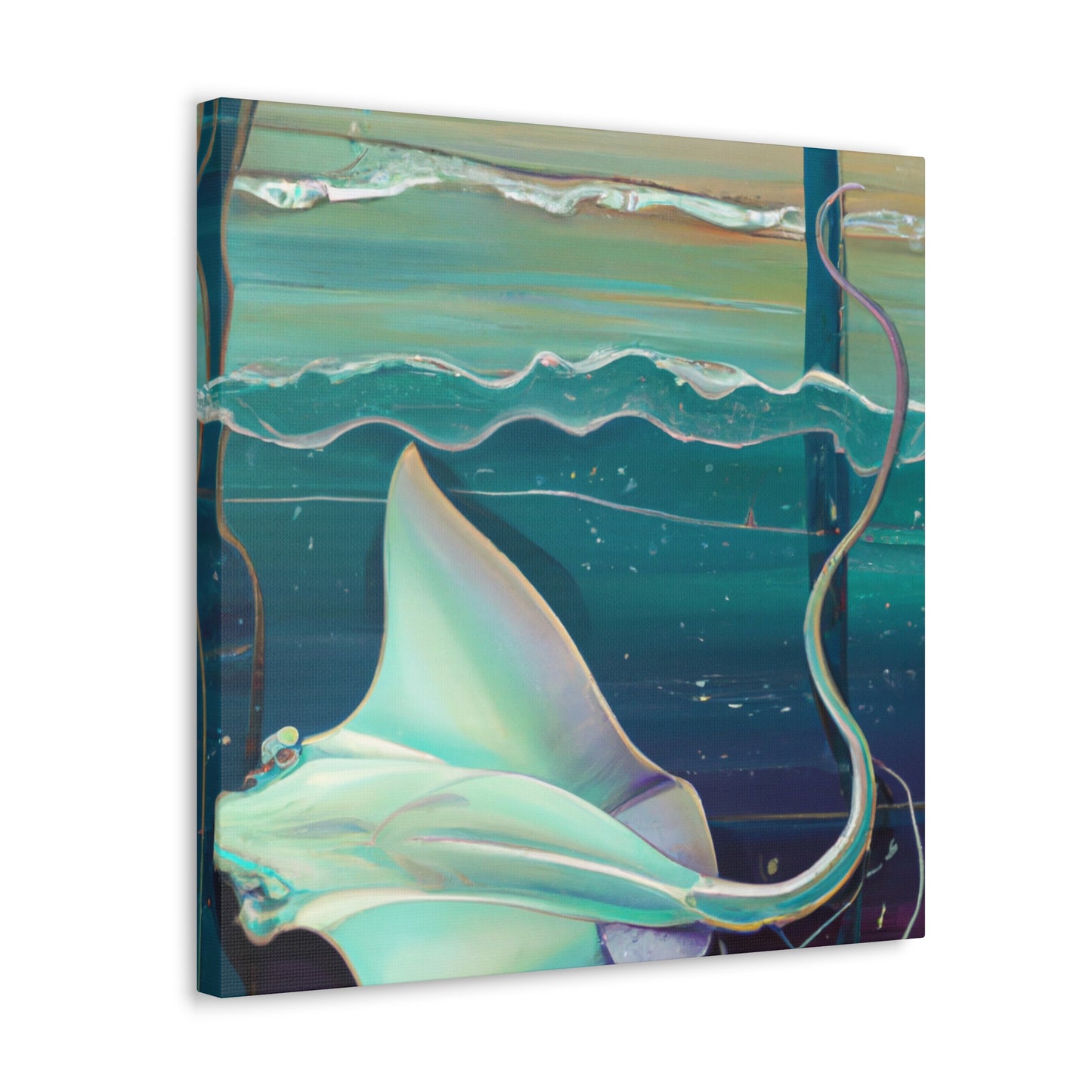 "Stingray in Flight!" - Canvas