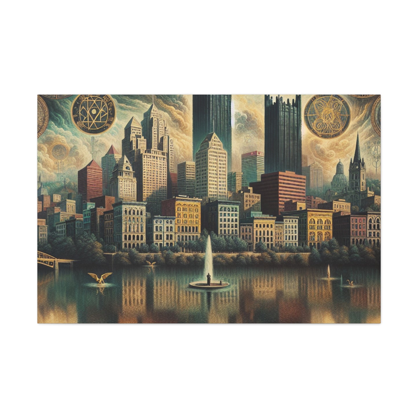 "Steel City Serenity" - Canvas