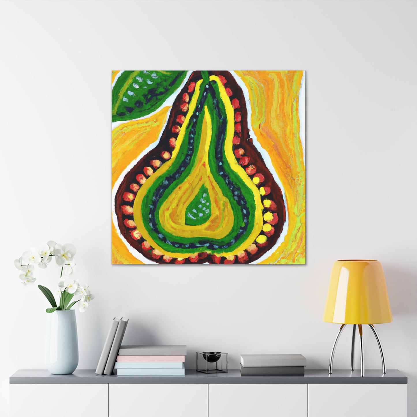 "Pear of Plenty Abound" - Canvas