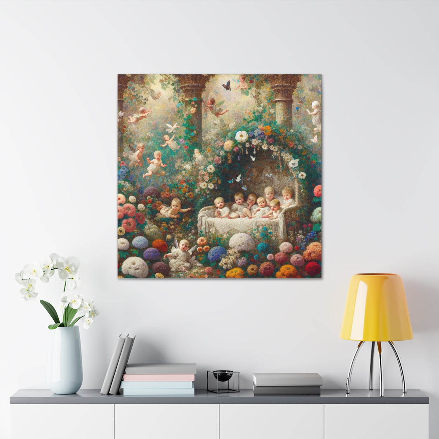 Enchanted Floral Fairyland - Canvas