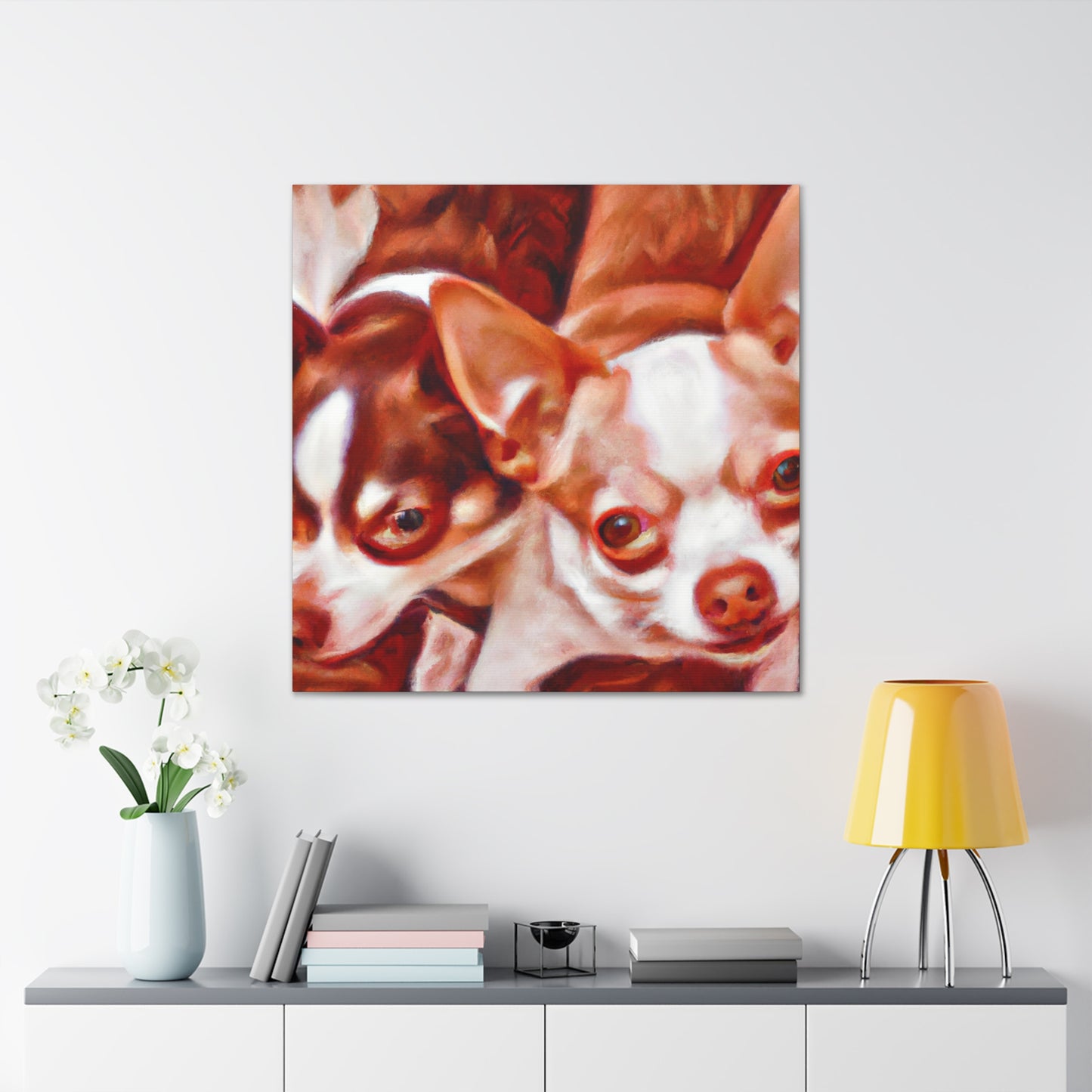 Chihuahua's Passionate Soul - Canvas