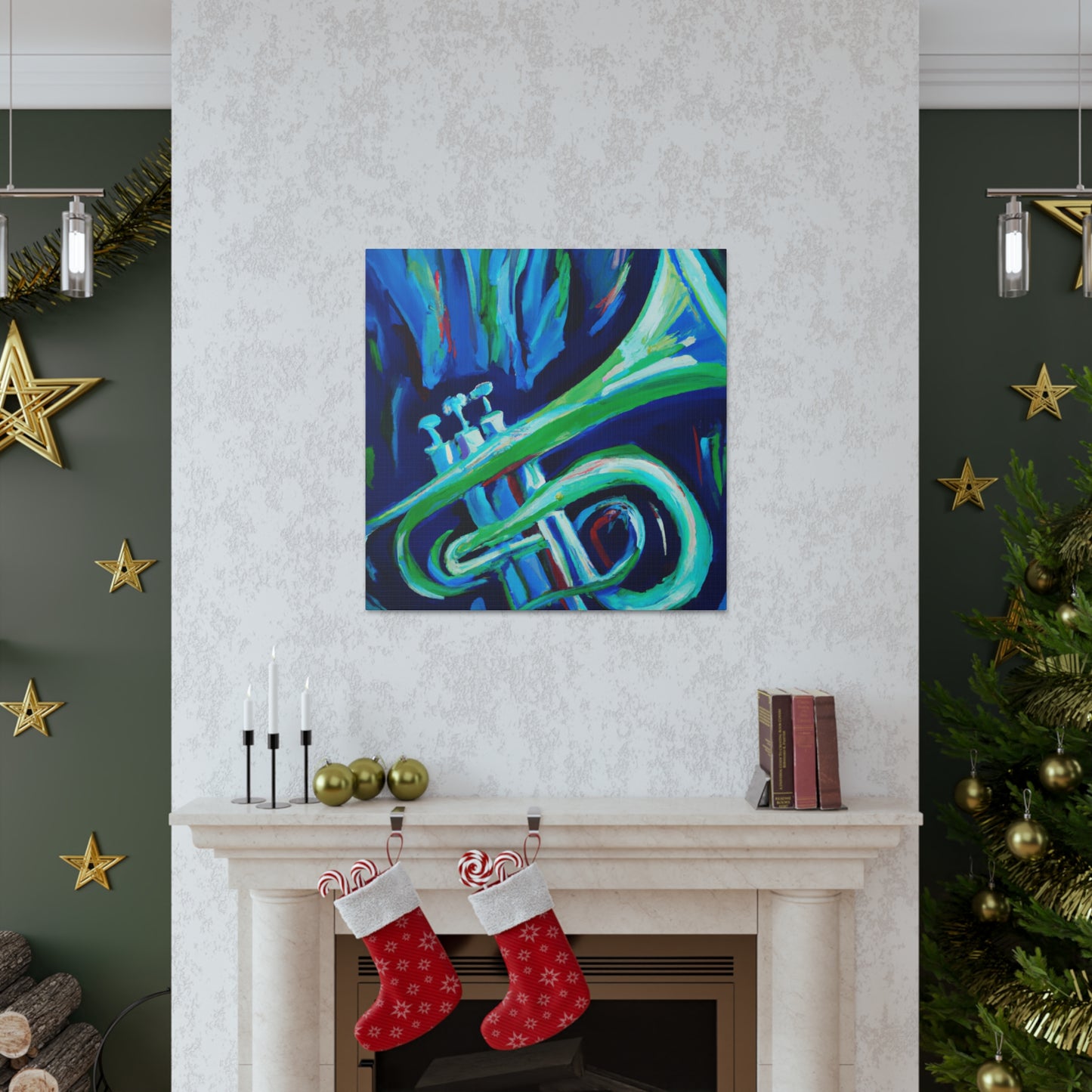 "Trumpets of Joyful Melody" - Canvas