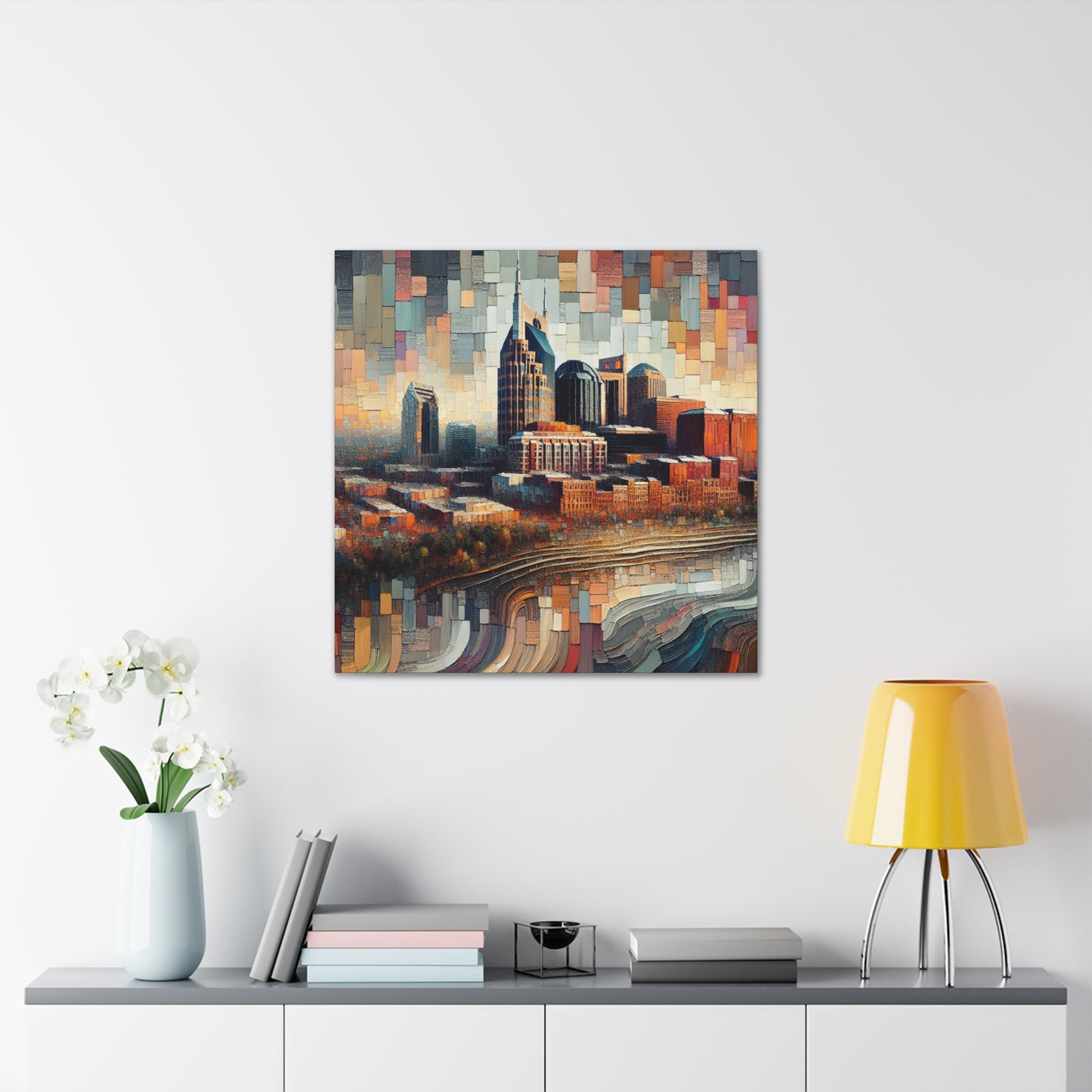 "Southern Serenade: Nashville Reverie" - Canvas