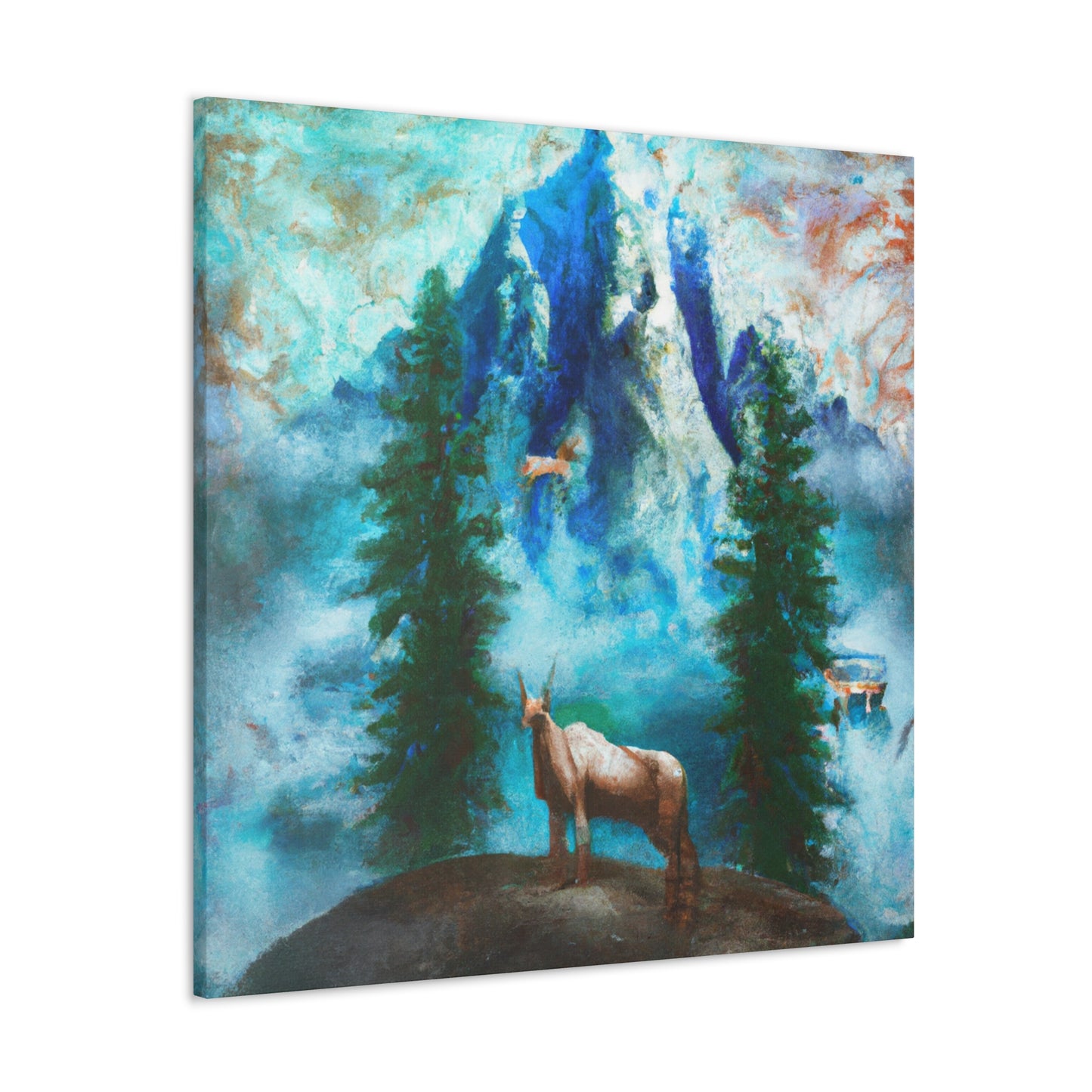 "Chamois in Surrealism" - Canvas