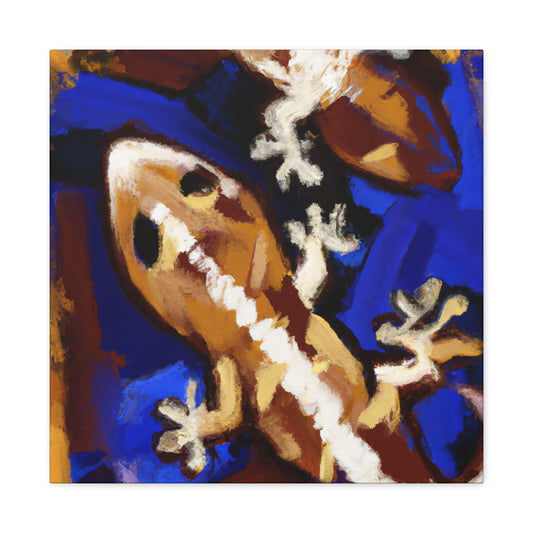 Gecko's Expressionistic Dream - Canvas