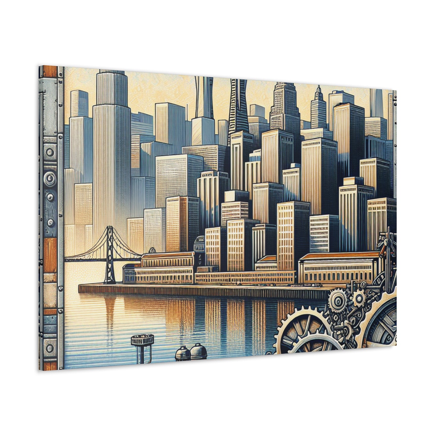 Cityscape Serenade - Canvas