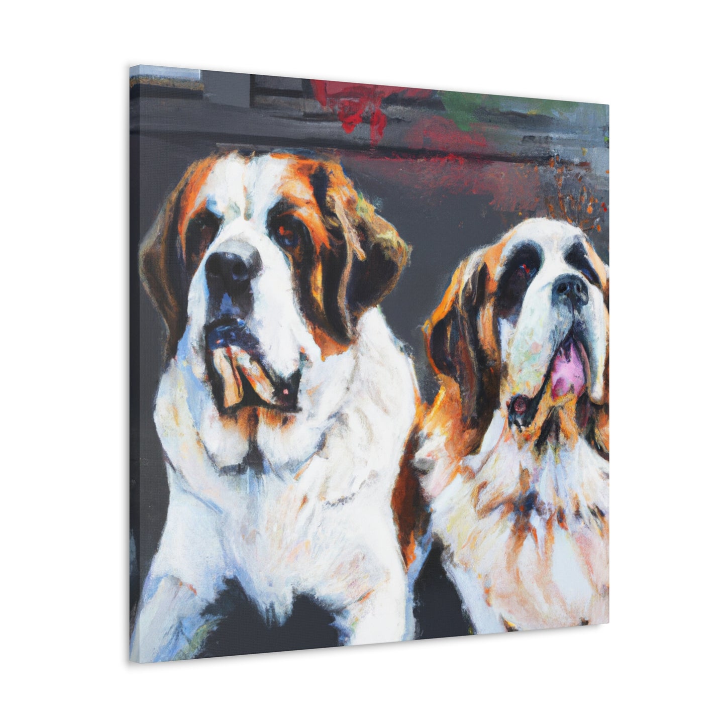 Saint Bernard Blessing - Canvas