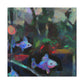 "Neon Tetra Glistening" - Canvas