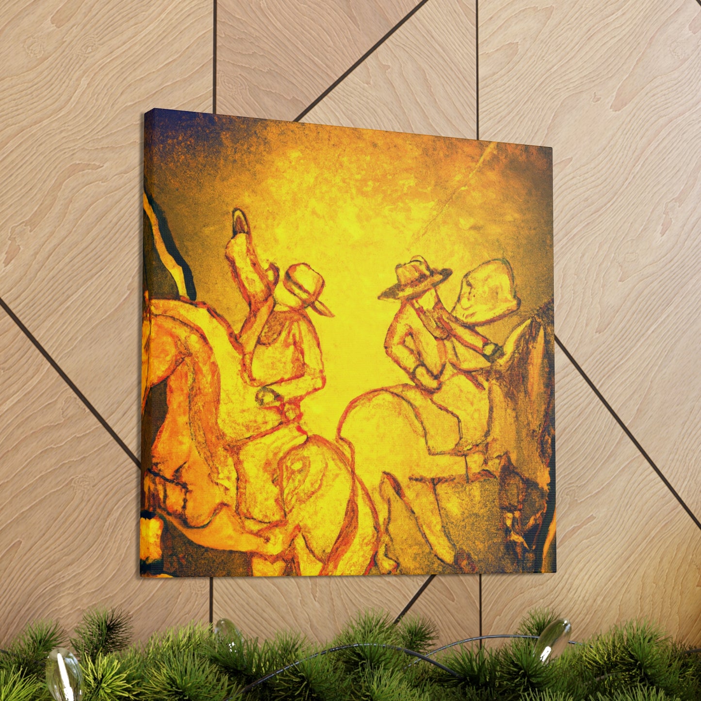 "Gold Mine Luxuryscape" - Canvas