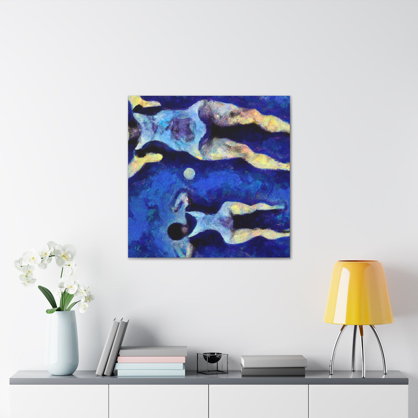 Swimmers in Flow State - Canvas