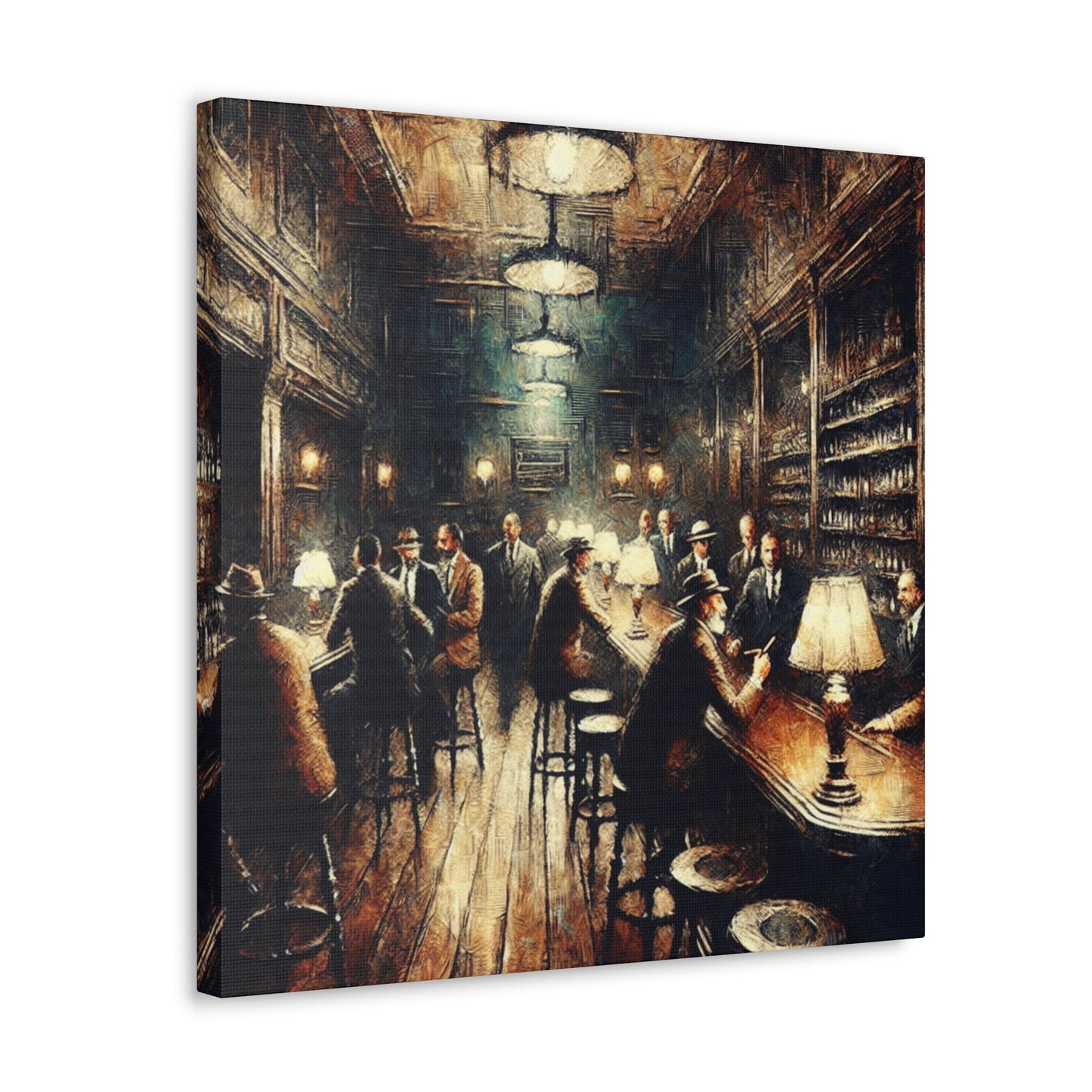 Smoky Elegance Exhibit - Canvas