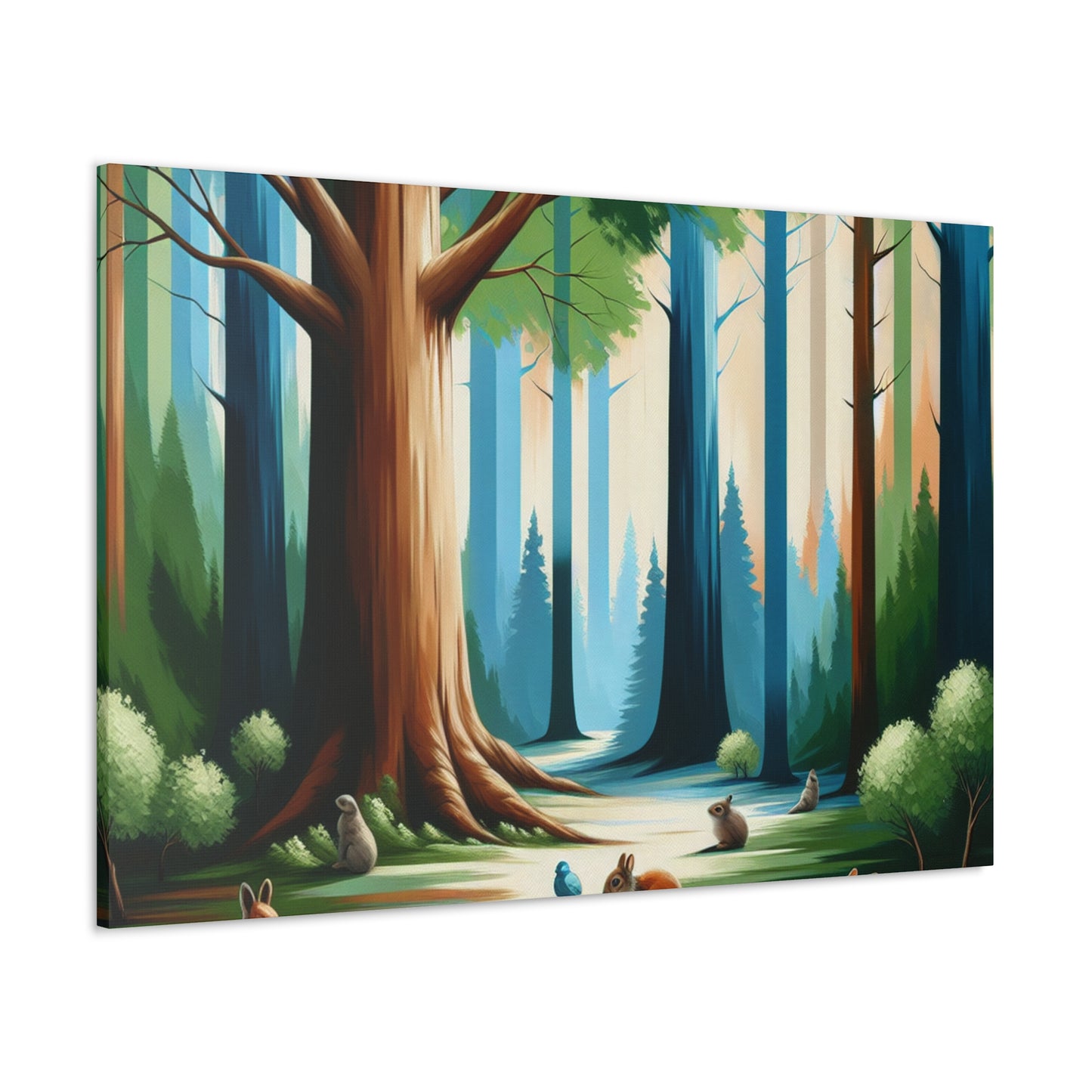 Whispering Woodland Enchantment - Canvas