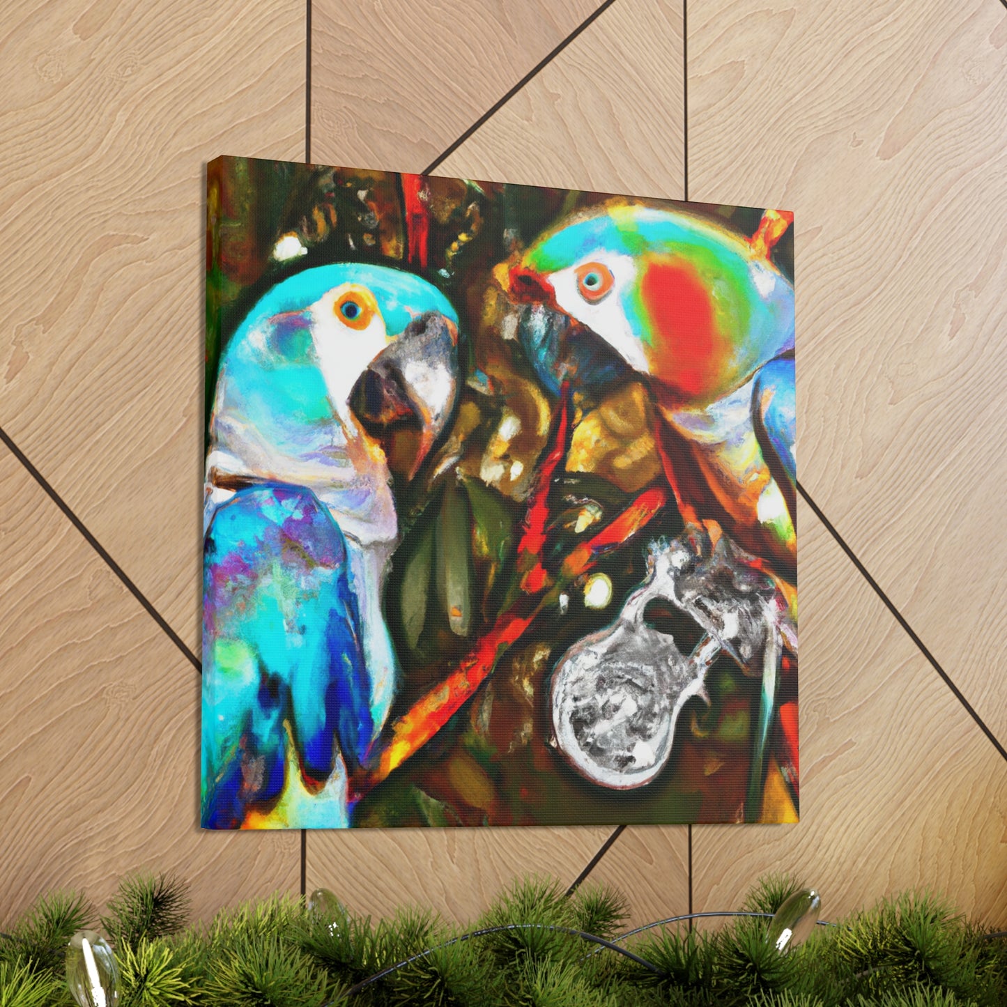 Macaws in Dreamland - Canvas