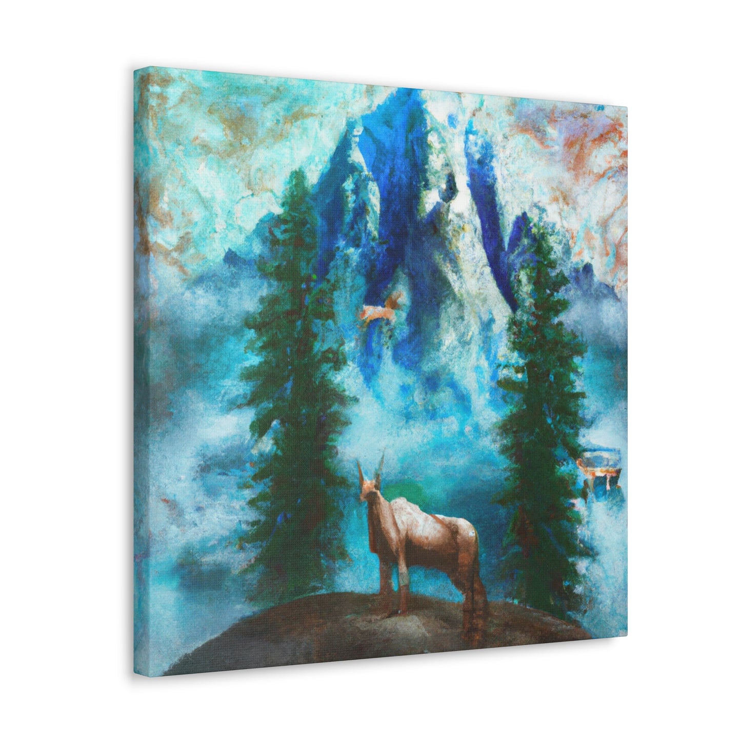 "Chamois in Surrealism" - Canvas