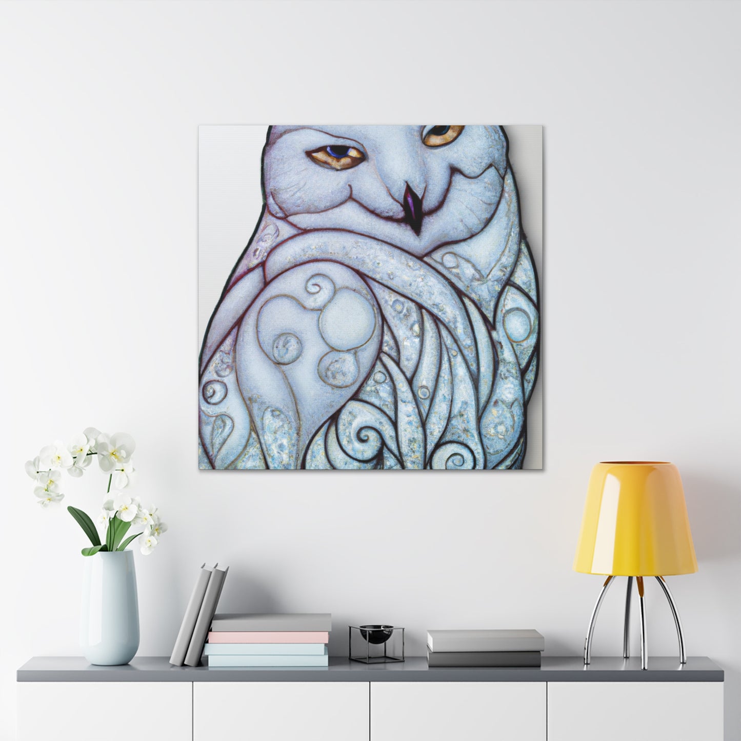 "Snowy Owl's Majesty" - Canvas