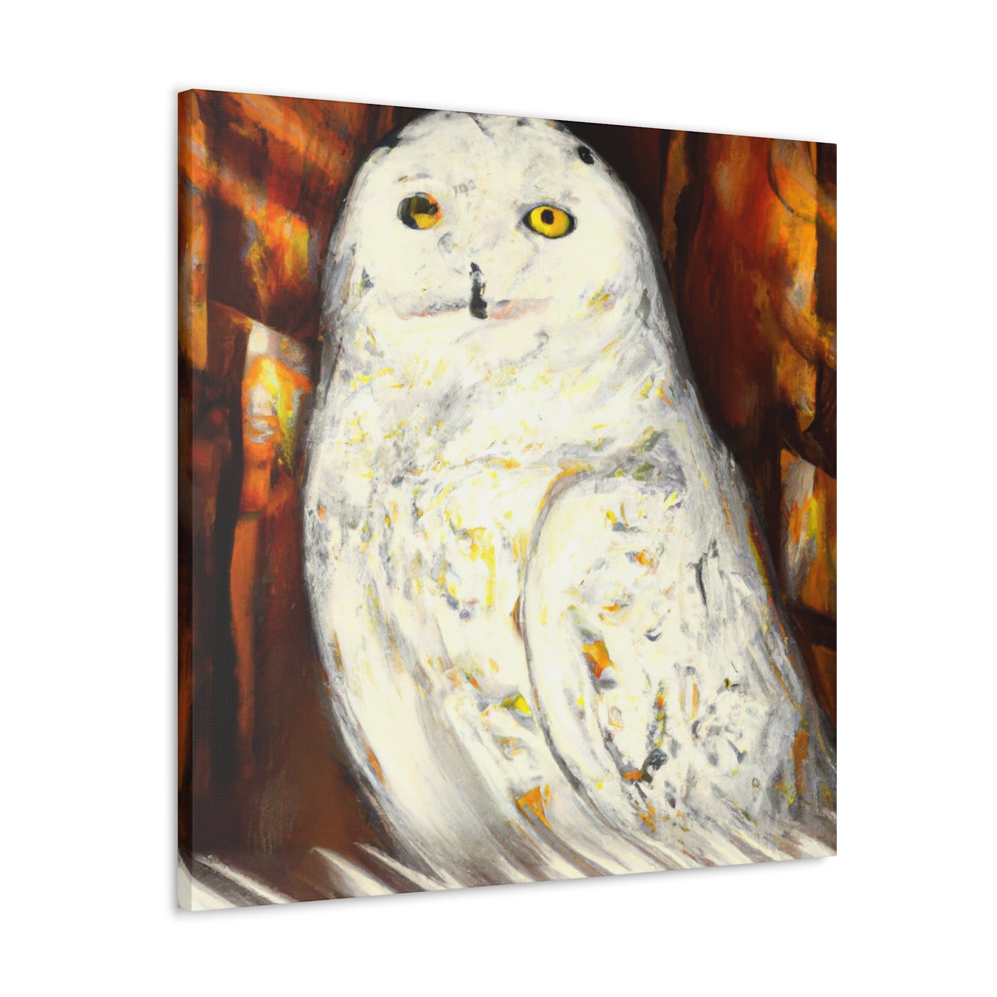 Snowy Owl Majestic Flight - Canvas