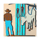 Hitching Post Majesty - Canvas