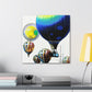 "Skyviews in Balloons" - Canvas