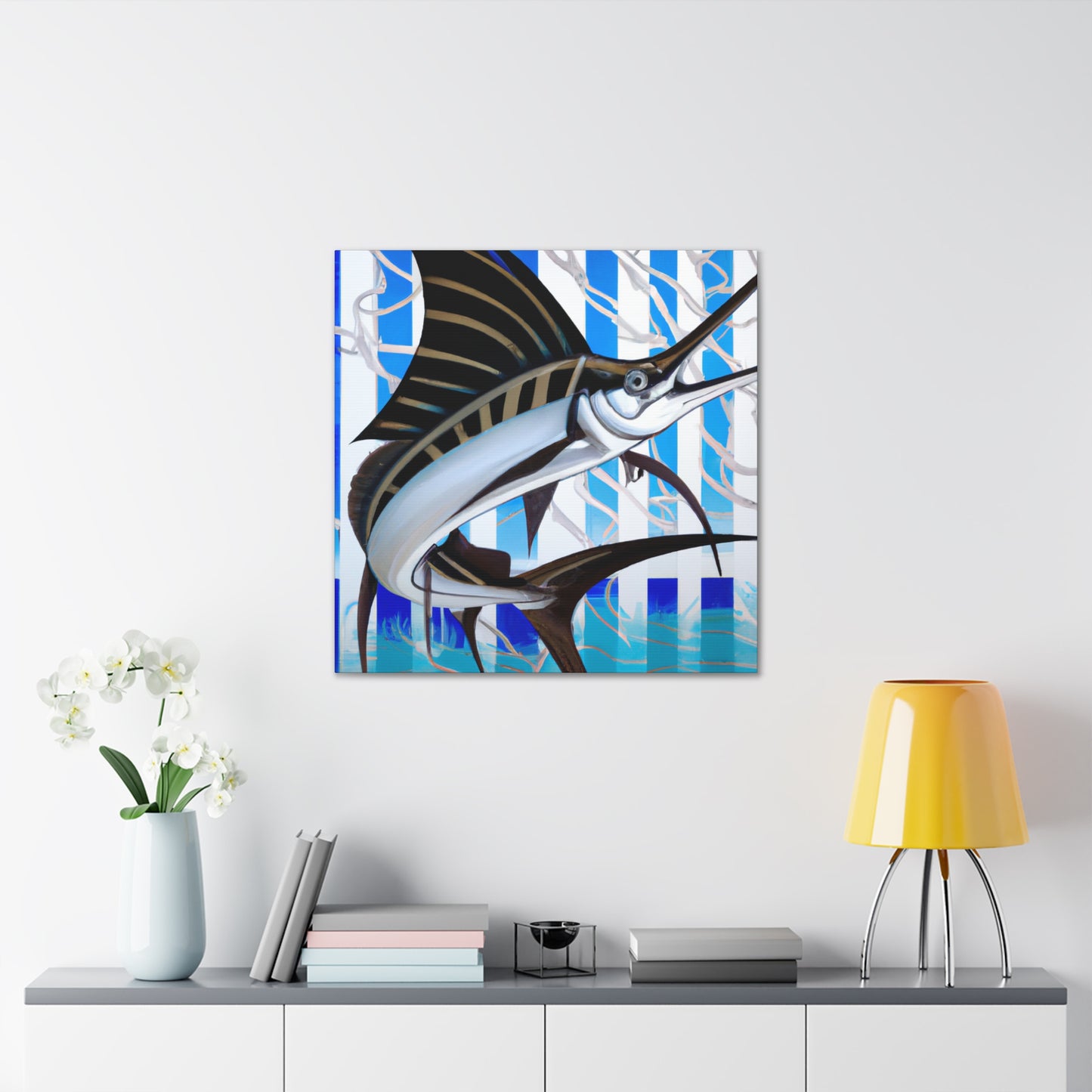 Swordfish of the Jazz Age - Canvas