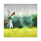 Windmill in a Sunset - Canvas