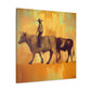 Cattle Drive Epic Scene - Canvas