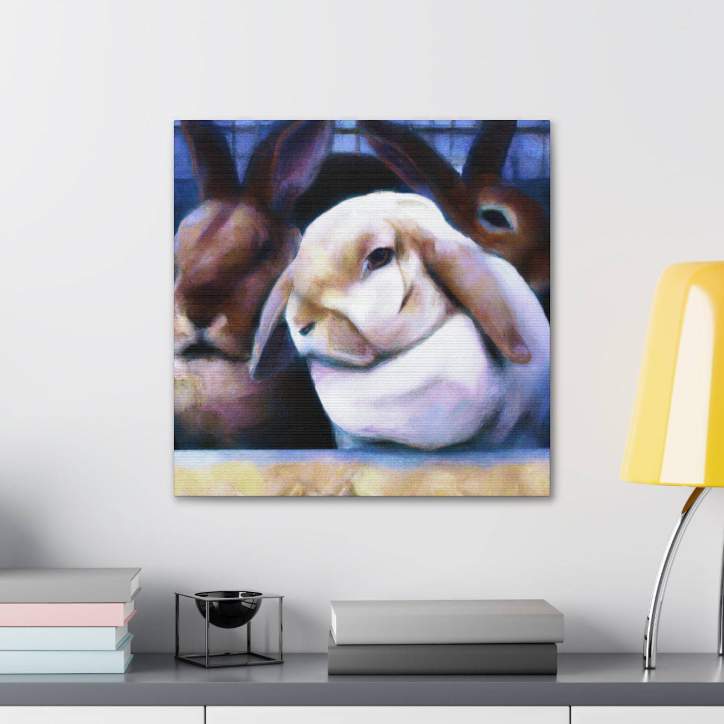 Furry Rabbit Realism - Canvas