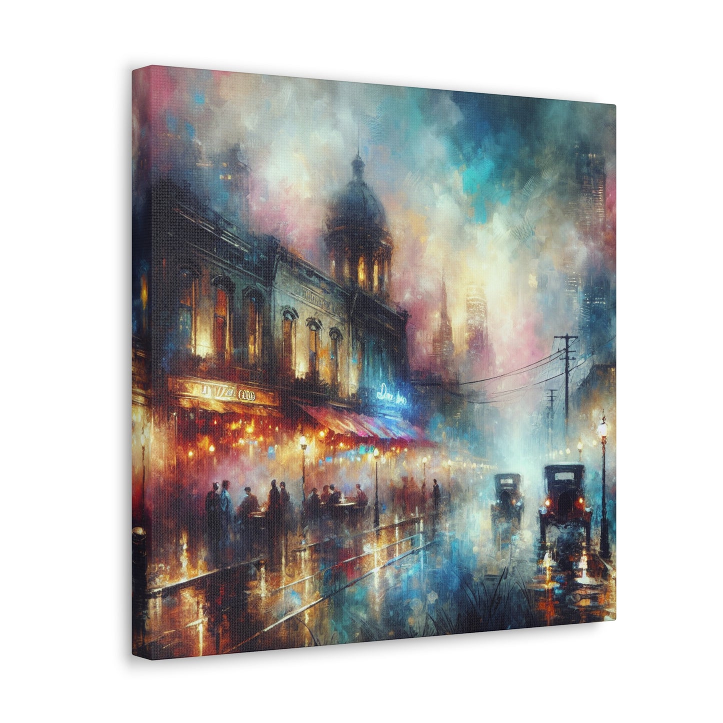 Rhythmic Nights Unveiled - Canvas