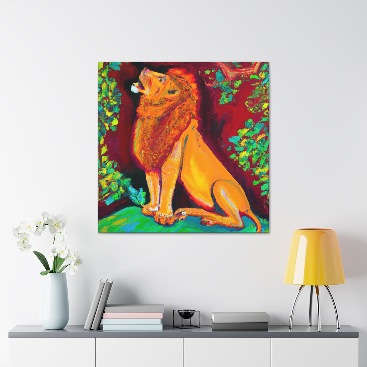 "Lion of Neoclassicism" - Canvas