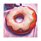 "Glistening Surreal Doughnuts" - Canvas