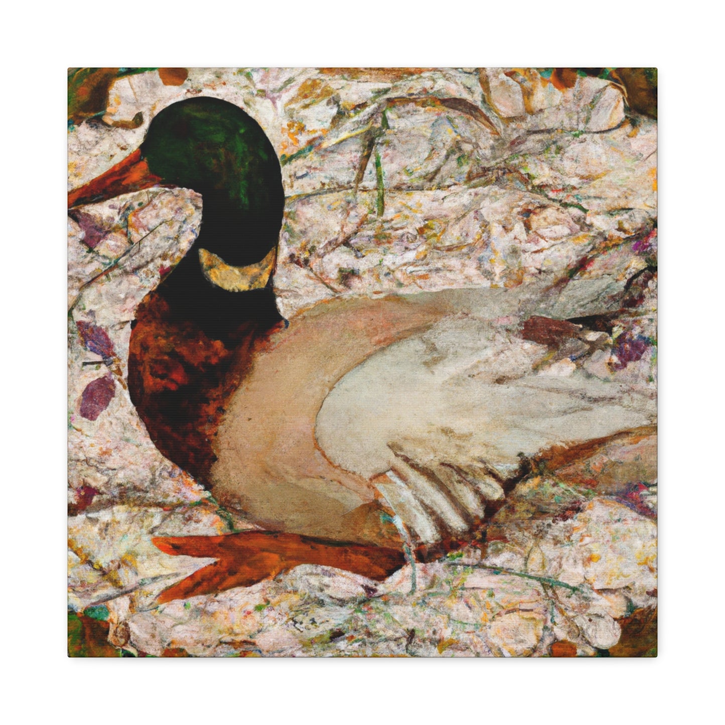 "Mallard Duck Splendor" - Canvas