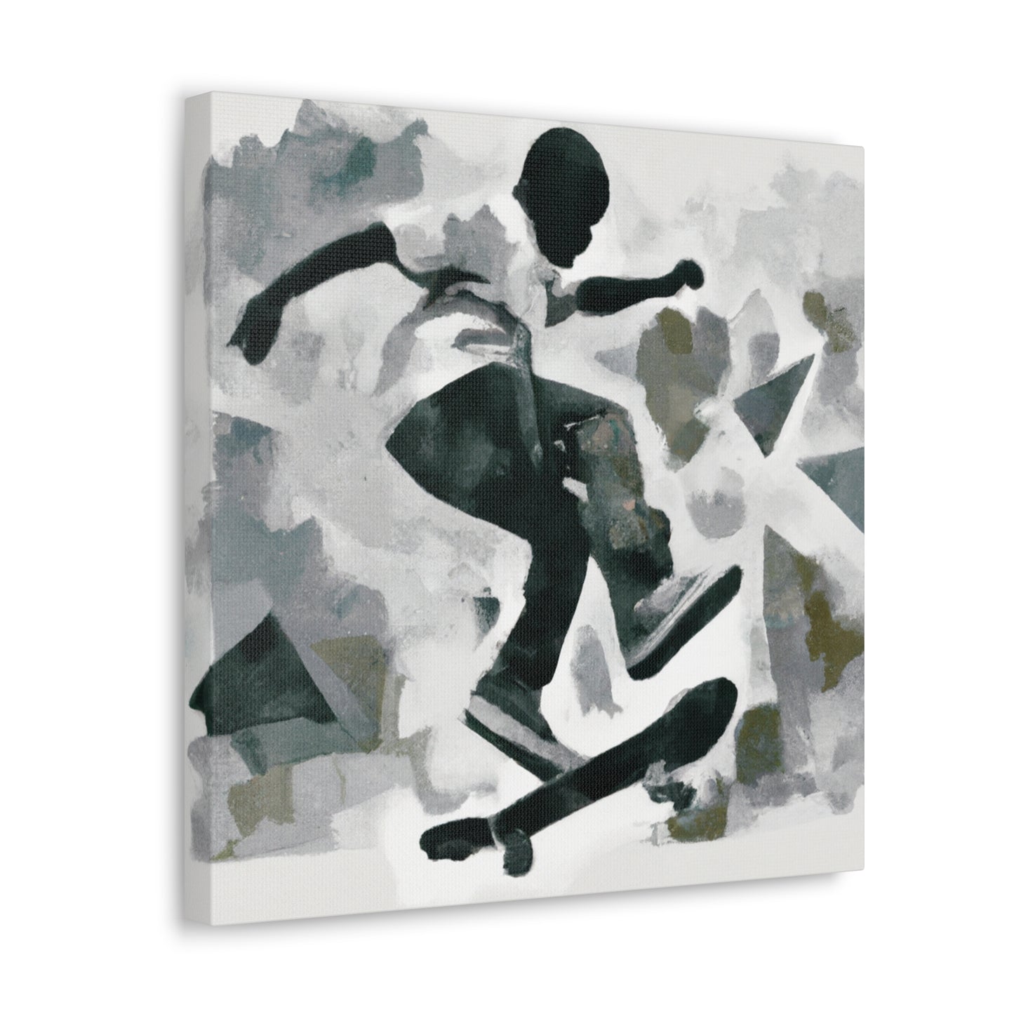 "Skateboarding Freedom Scape" - Canvas