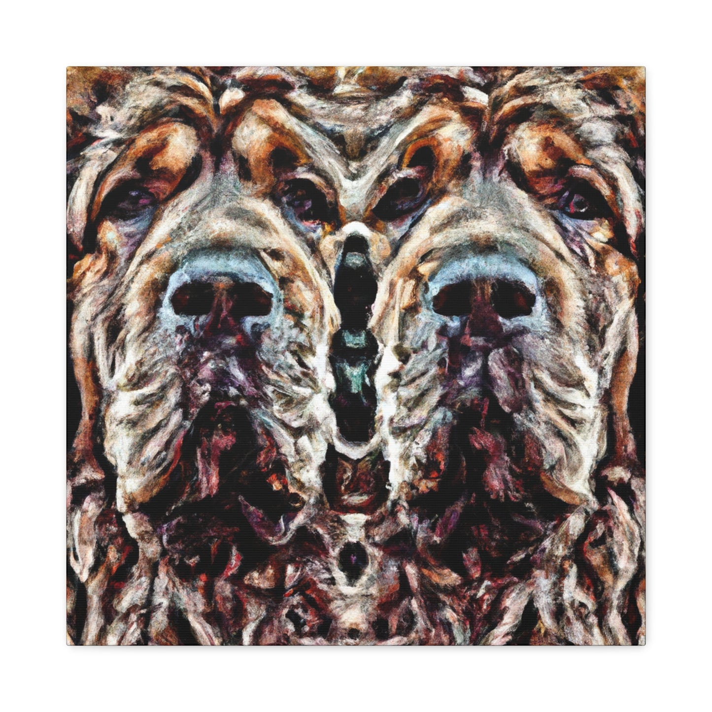 "Tibetan Mastiff Impression" - Canvas